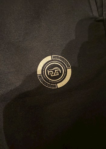 Siyah Logolu Spor Şort  L Beden  Cepli - Görsel 4