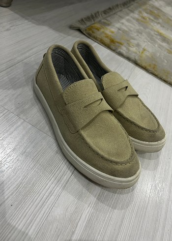 Bej Erkek Çocuk Loafer Ayakkabı - Görsel 3