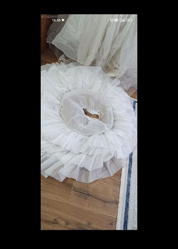 Beyaz Straplez A Kesim Vintage Gelinlik - Görsel 2