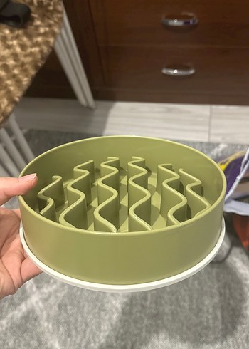 Yavaş yeme kabı / kedi köpek mama kabı - Görsel 3