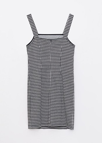 Ekose Desenli Salopet - Görsel 5