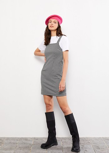 Ekose Desenli Salopet - Görsel 6