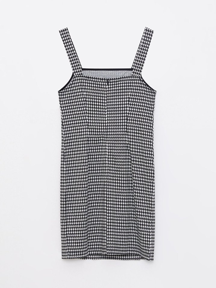 Ekose Desenli Salopet - Görsel 5