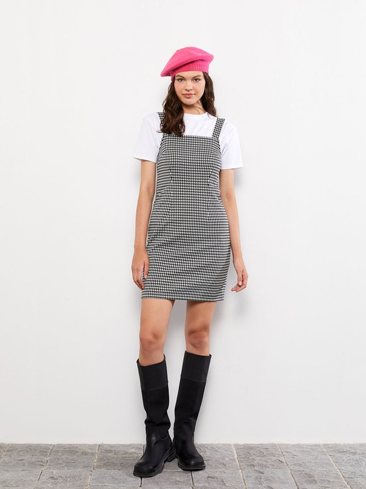 Ekose Desenli Salopet - Görsel 3