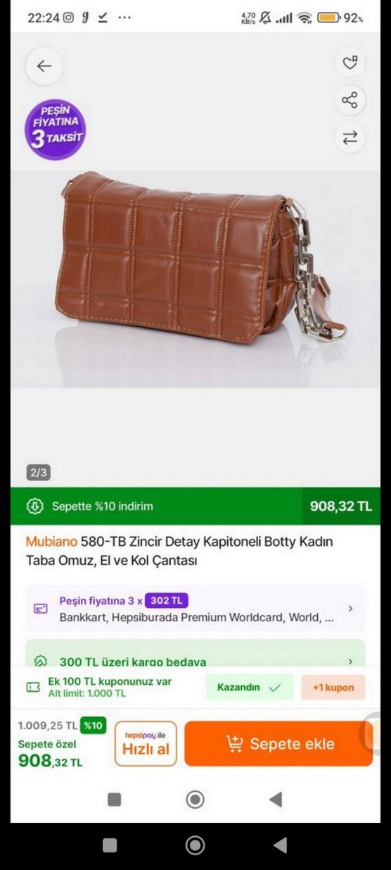 Askılı Omuz çantası - Görsel 5