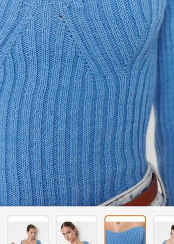 Triko Kadın Kazak - Görsel 5