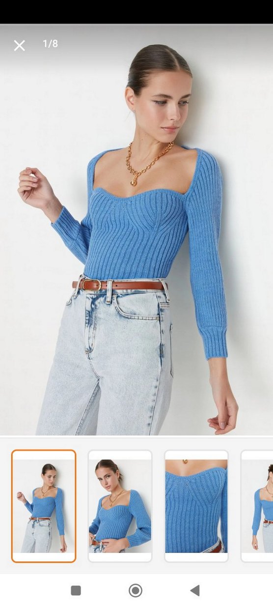 Triko Kadın Kazak - Görsel 4