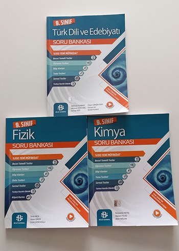 9. Sınıf Kimya, Fizik, Türk Dil Edebiyatı Soru Bankası Seti - Görsel 2