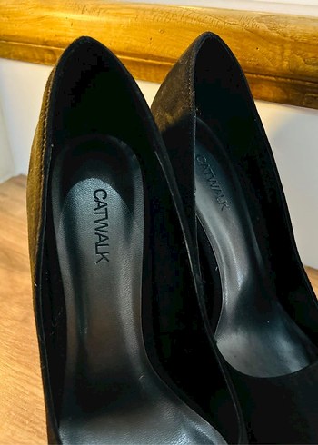 Siyah Tokalı Stiletto Topuklu Kadın Ayakkabı - Görsel 5