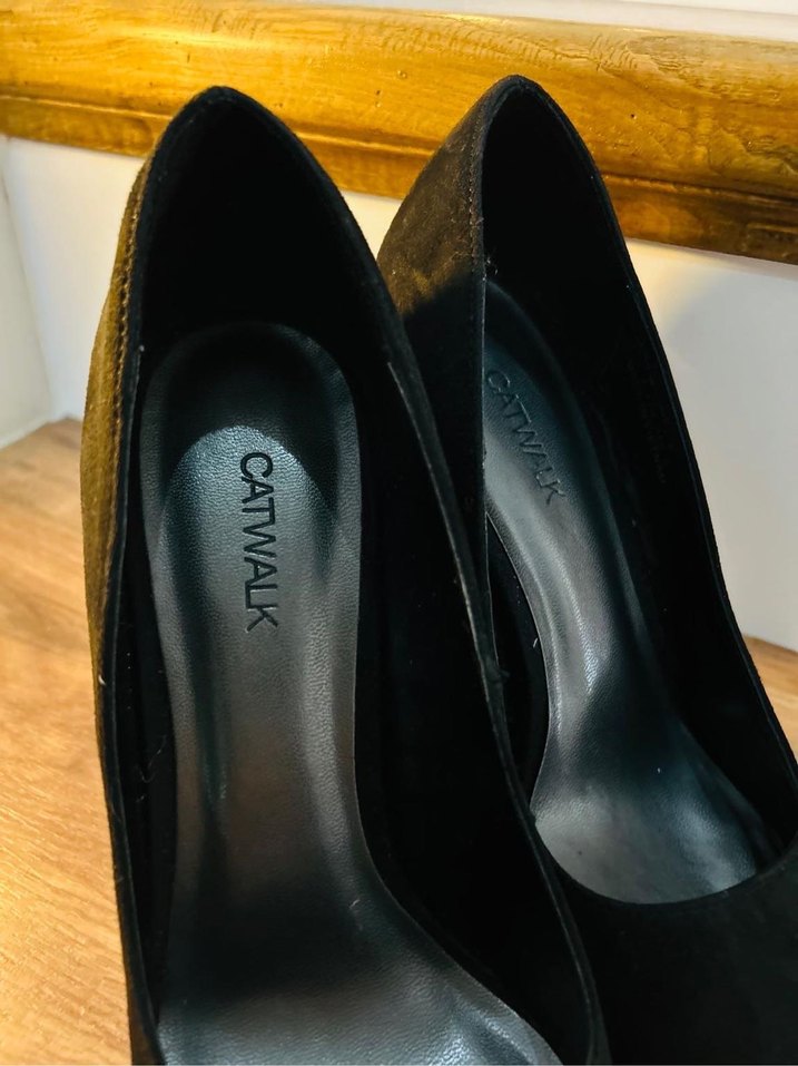 Siyah Tokalı Stiletto Topuklu Kadın Ayakkabı - Görsel 5