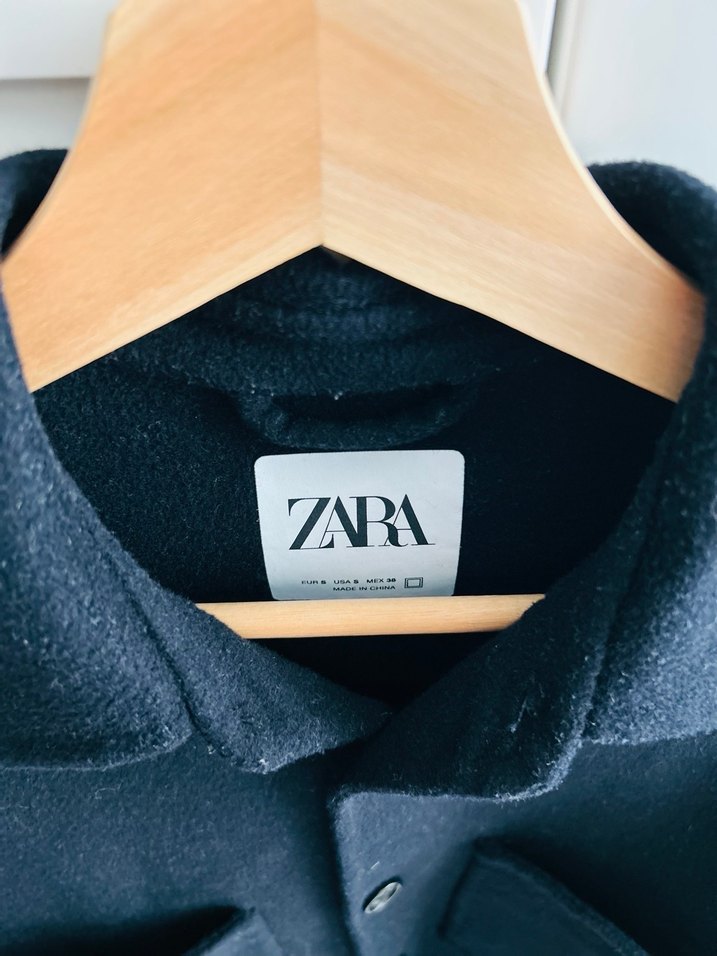 Gri Düğmeli Midi Erkek Yün Ceket - Görsel 4