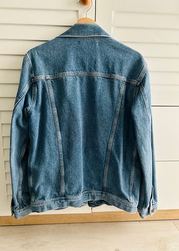 Erkek Mavi Denim Düğmeli Ceket - Görsel 4