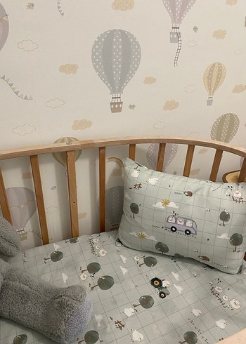 Ahşap Bebek Beşiği - Görsel 2