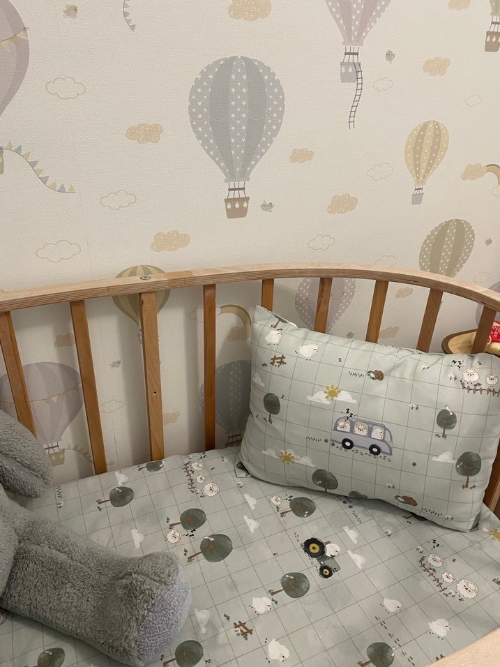 Ahşap Bebek Beşiği - Görsel 2