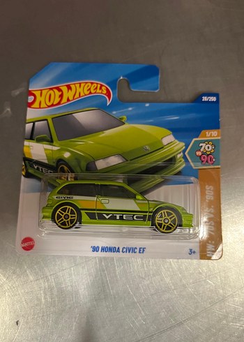 Hot Wheels Yeşil Honda Civic EF Oyuncak Araba