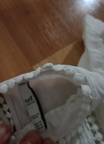 xs Beden beyaz Renk Zara trf keten bluz