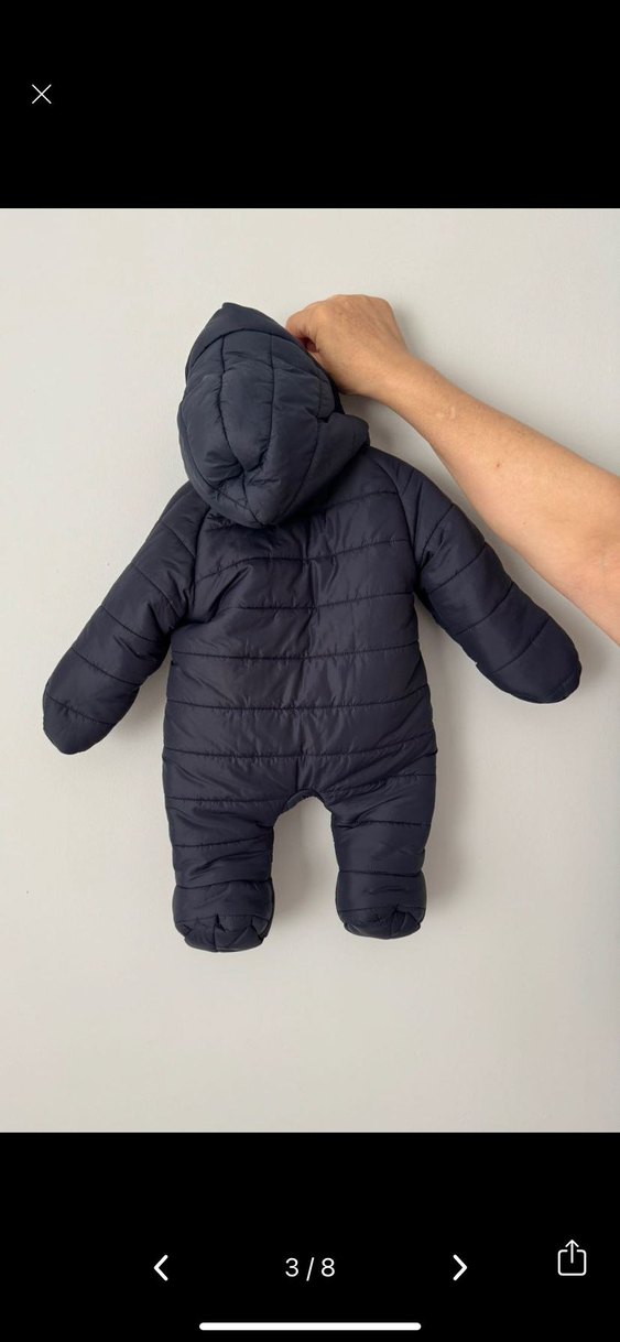 Nakışlı Bebek Erkek Astronot Tulum 1-3 ay - Görsel 2