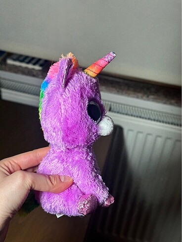  Beden Ty Beanie Boos peluş mor unicorn