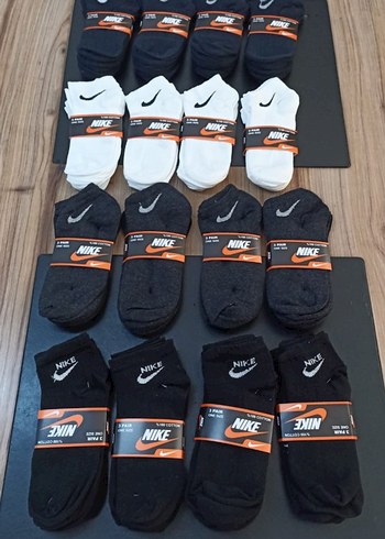 Nike Nike Erkek kadın Mini Renkli Spor Çorap Seti
