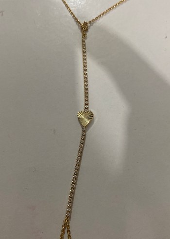 Altın Renkli Minimalist Zincirli Kadın El Zinciri - Görsel 2