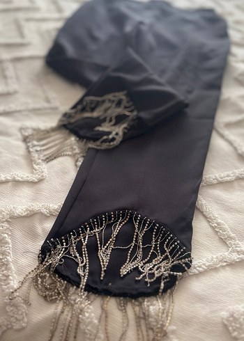 Taş detaylı pantolon - Görsel 3