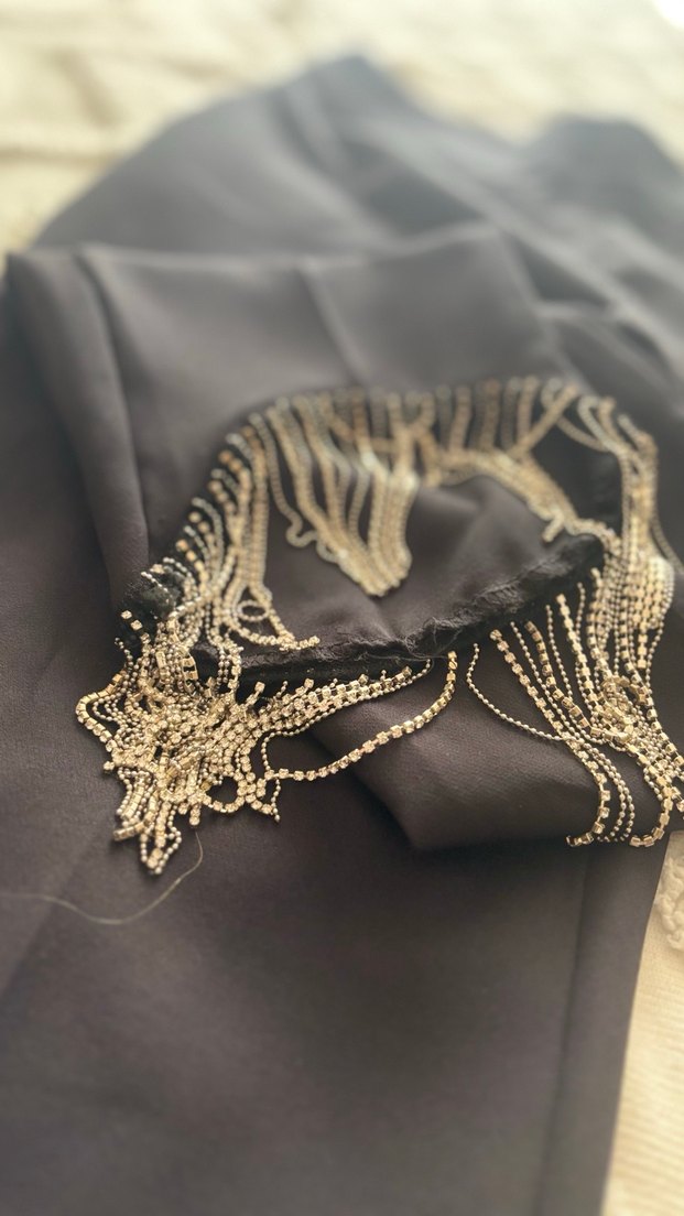 Taş detaylı pantolon - Görsel 2