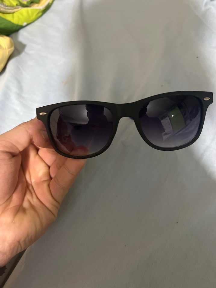 Ray-Ban Stil Köşeli Güneş Gözlüğü  Füme Cam - Görsel 2