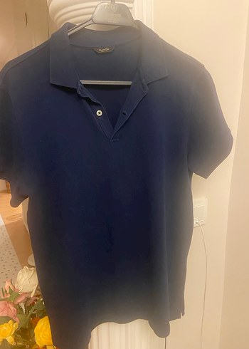 Erkek Lacivert Polo Yaka Tişört - Görsel 5