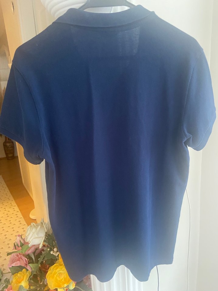 Erkek Lacivert Polo Yaka Tişört - Görsel 2