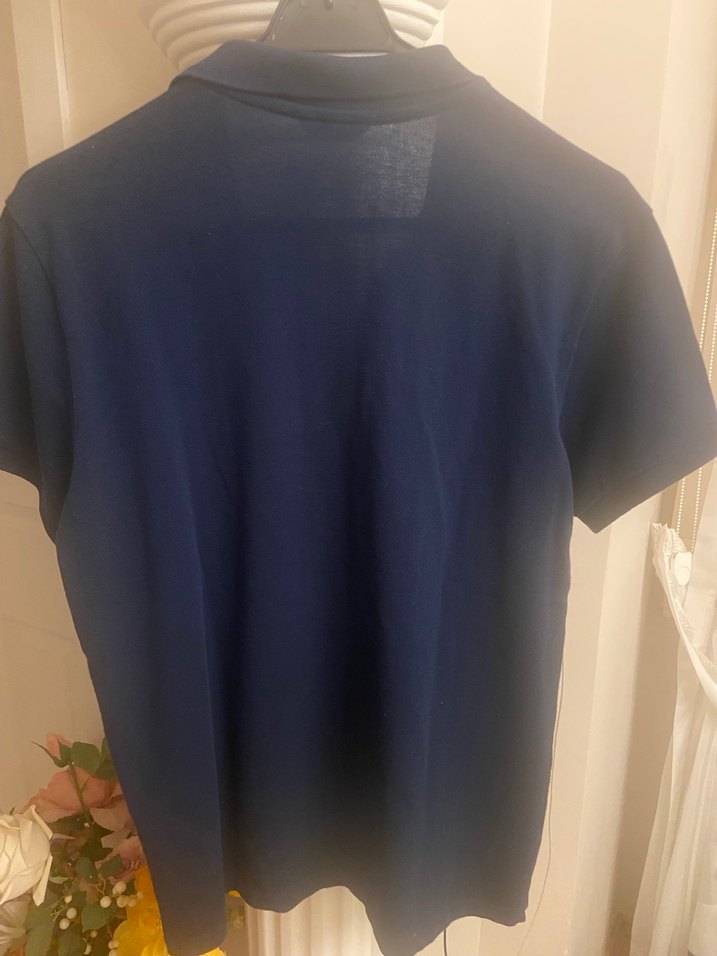 Erkek Lacivert Polo Yaka Tişört - Görsel 3