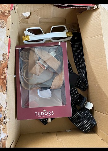 Tudors yetişkin Süet Tokalı Kemer