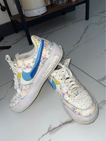 37,5 Beden beyaz Renk Nike airforce