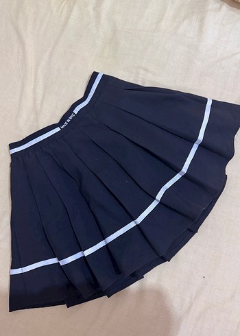 Siyah Pilili Midi Etek - Görsel 2