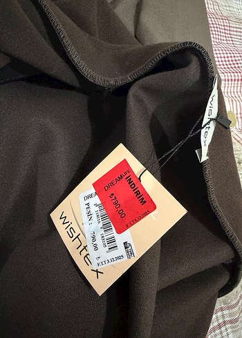 Kahverengi Kemerli Kadın Panço - Görsel 4