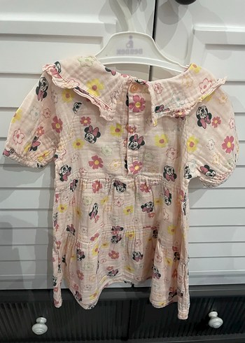 Primark Kız Çocuk Pembe Bohem Kısa Kollu Elbise