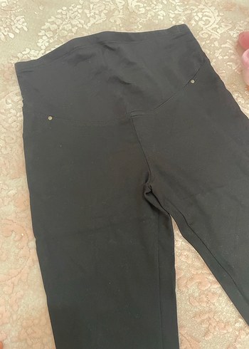 Siyah Yüksek Bel Hamile Taytı - Görsel 2