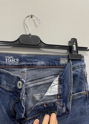 Kadın Lacivert Denim Normal Boy Jean - Görsel 2