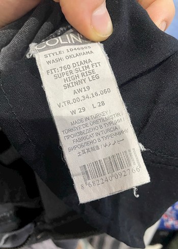 Siyah Boyfriend Kesim Kadın Kot Pantolon - Görsel 2