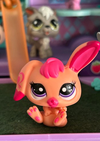 Miniş Renkli Pembe Tavşan Figür