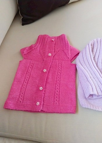 Kız Çocuk yelek ve Hırka - Görsel 4