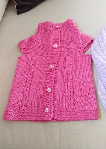 Kız Çocuk yelek ve Hırka - Görsel 2