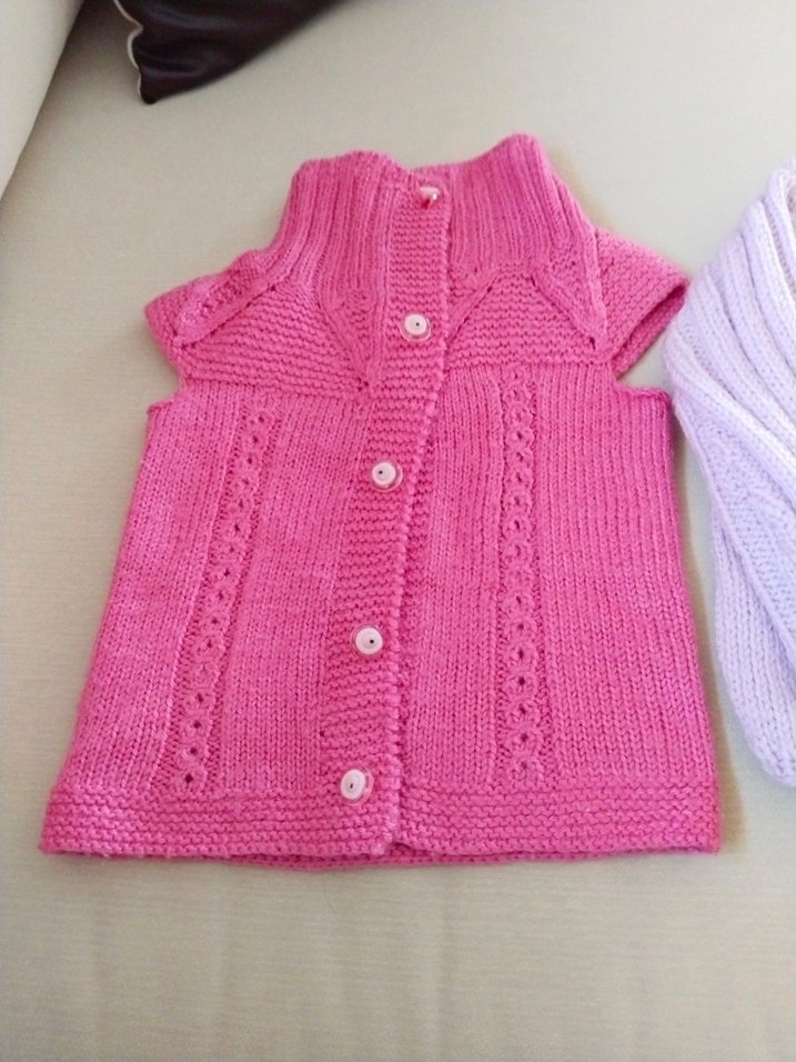 Kız Çocuk yelek ve Hırka - Görsel 2