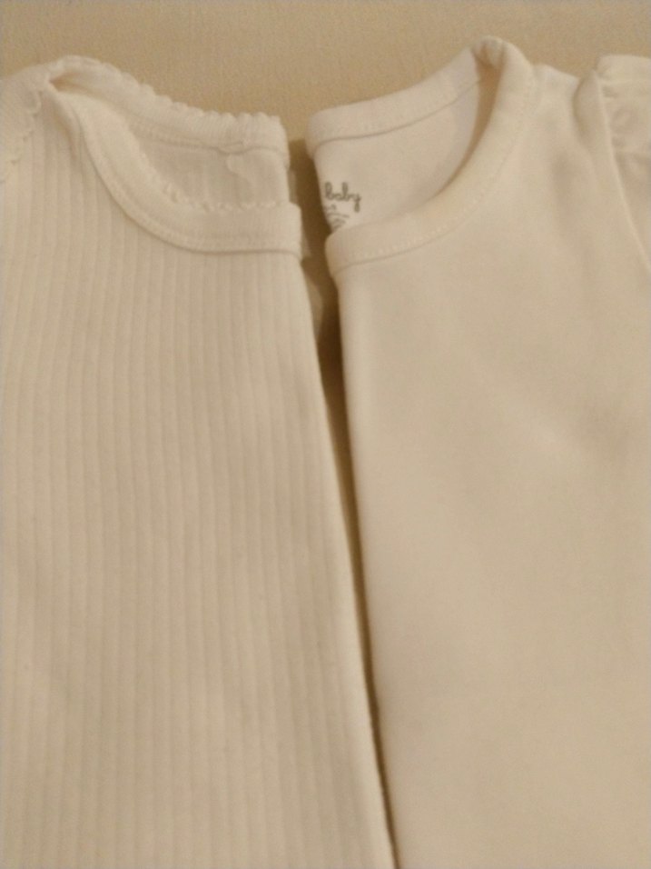 Bebek Hastane Çıkışı Pamuklu Beyaz Tulum - Görsel 2