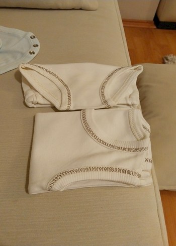 Bebek Erkek Hastane Kıyafeti Pamuklu Kısa Kollu - Görsel 11