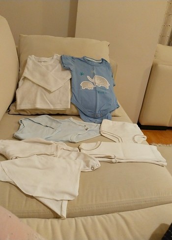 Bebek Erkek Hastane Kıyafeti Pamuklu Kısa Kollu - Görsel 8