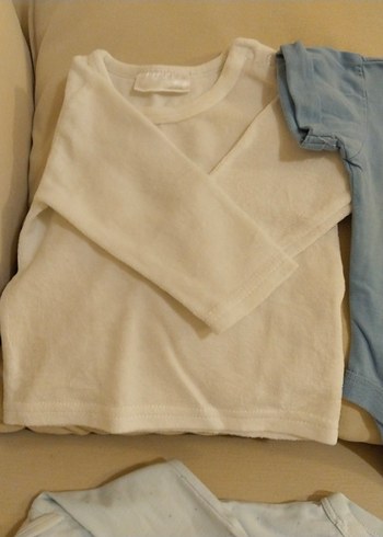 Bebek Erkek Hastane Kıyafeti Pamuklu Kısa Kollu - Görsel 4