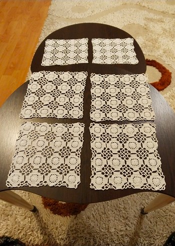 El Yapımı Dantel Örtüler Takımı - Görsel 2