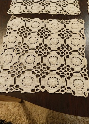 El Yapımı Dantel Örtüler Takımı - Görsel 3