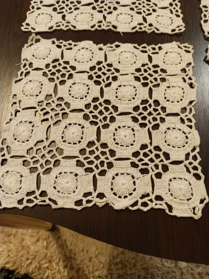 El Yapımı Dantel Örtüler Takımı - Görsel 3
