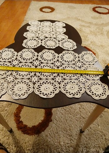 El Yapımı Beyaz Dantel oda takımı - Görsel 4